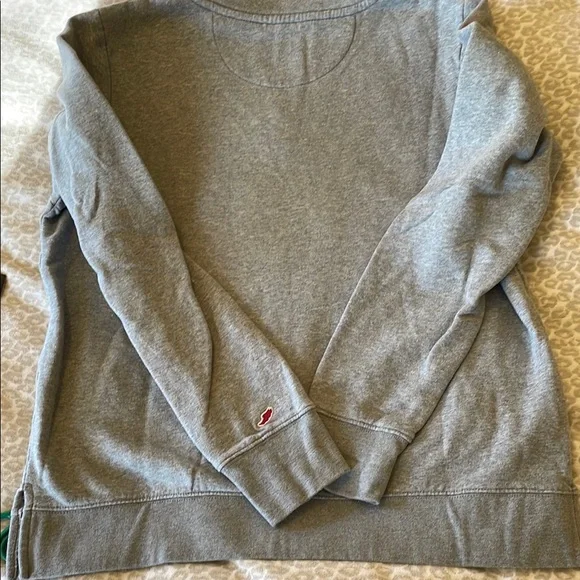 Gray Elon University Quarter-Zip Pullover - Picture 9 of 9